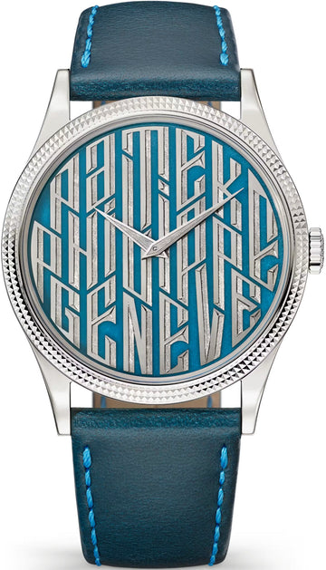 Patek Philippe Calatrava White Gold / Blue Typography - 5177G-056 - 2026